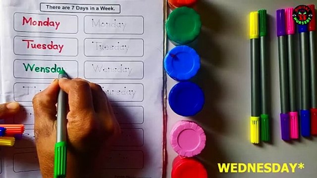 7 Days In a Week_The 7 Days of the Week Song _Seven Days a Week_Learn Teach Week Song_Best Learning