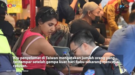 Penyelamatan Ratusan Orang yang Masih Terdampar Setelah Gempa di Taiwan 18 Orang Masih Hilang