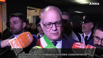Roma, alla stazione Tiburtina inaugurato il Binario della Memoria