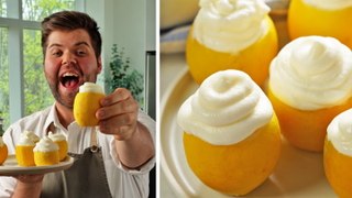 How to Make Lemon Frozen Yogurt Ripieno