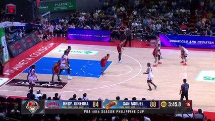 San Miguel vs Brgy. Ginebra Closing Moments [PBA S48 PH Cup | Apr. 5, 2024]