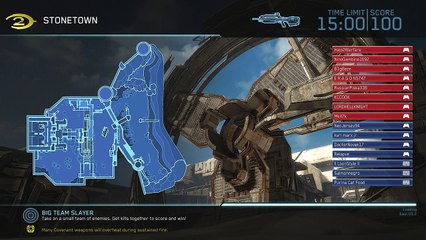 Halo 2 Anniversary Big Team - Big Team Slayer on Stonetown