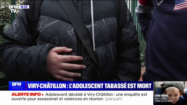 Ça fait mal au cœur et ça fait mal au ventre : Le témoignage d'un collégien scolarisé dans le même établissement que l'adolescent tué à Viry-Châtillon par plusieurs personnes cagoulées