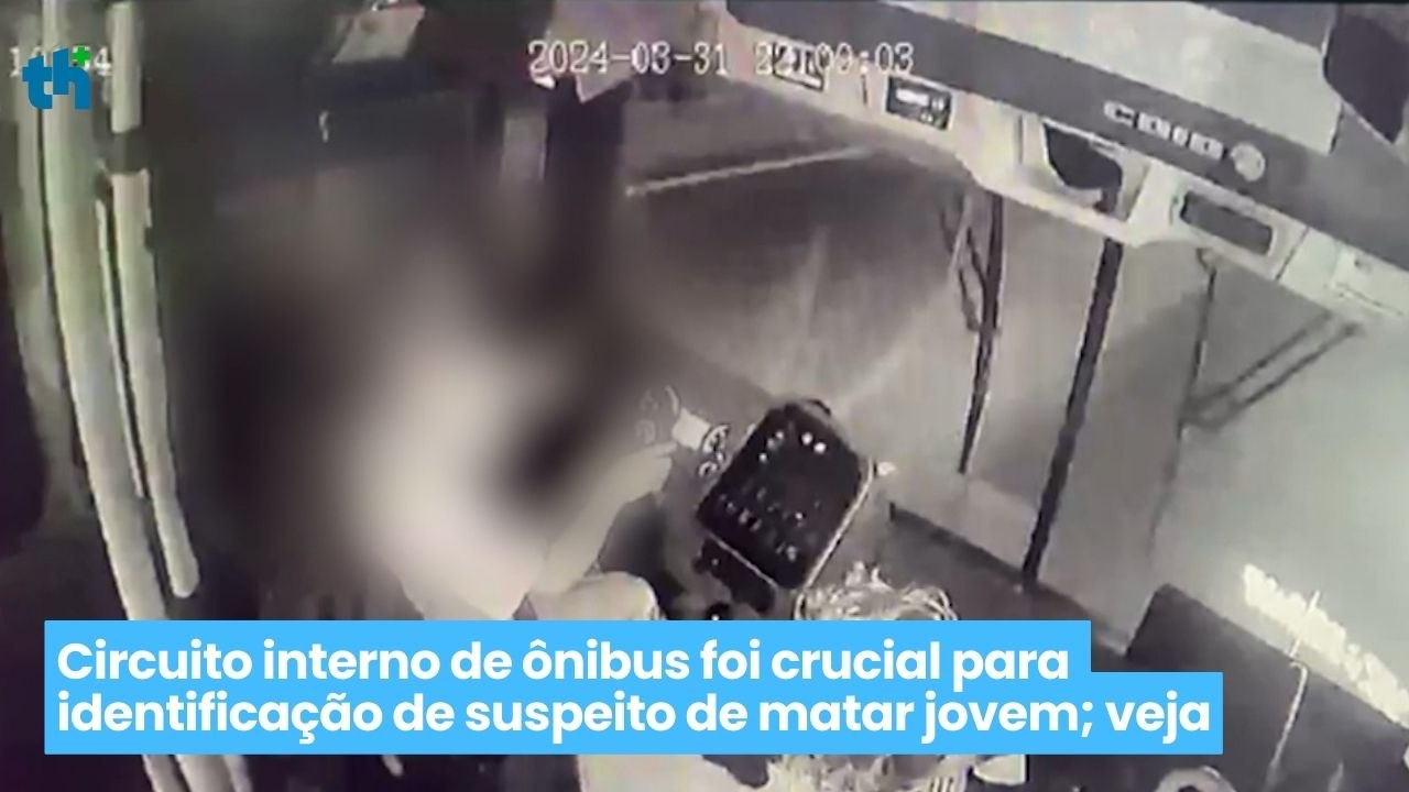 Circuito interno de ônibus foi crucial para identificação de suspeito de matar jovem; veja