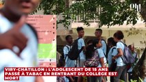 Viry-Châtillon : l'adolescent de 15 ans passé à tabac en rentrant du collège est mort