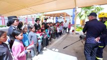 تنظيم زيارات للأطفال الأيتام للمواقع الشرطية بمناسبة الإحتفال بيوم اليتيم