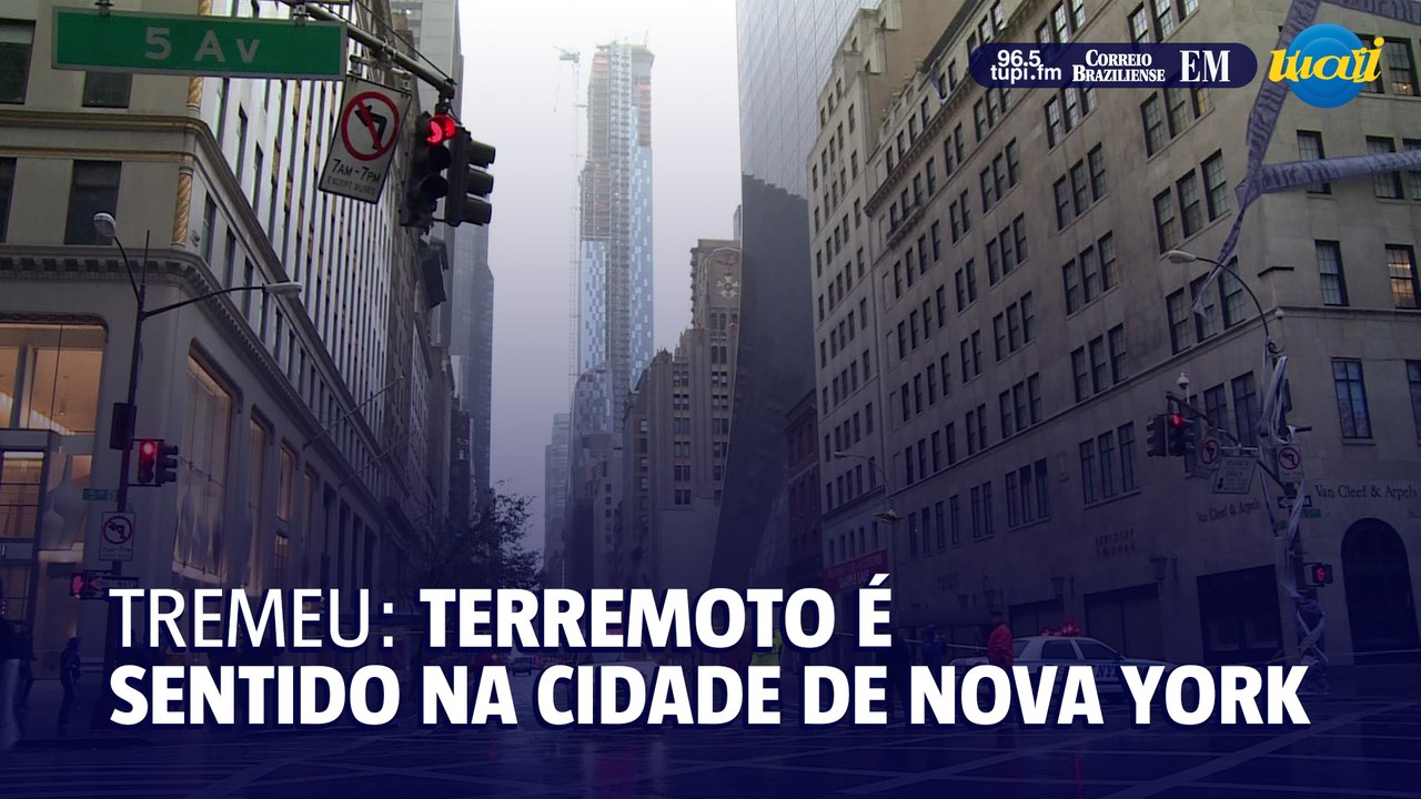 Terremoto atinge a cidade de Nova York