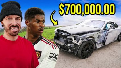 I BOUGHT MARCUS RASHFORDS WRECKED ROLLS ROYCE WRAITH