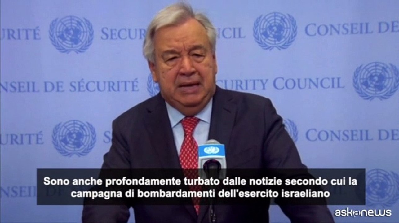 Guterres: turbato da notizie uso IA per identificare obiettivi a Gaza