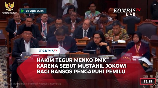 Momen Hakim Tegur Menko PMK Karena Sebut Mustahil Jokowi Bagi Bansos Pengaruhi Pemilu