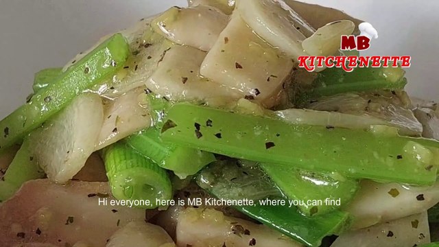Mushrooms are tastier than a meat!! Easy Stir Fry Celery Mushrooms Recipe. Tips and Tricks to cook