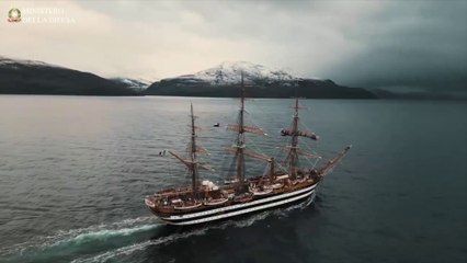 Marina Militare, la "Amerigo Vespucci" doppia Capo Horn