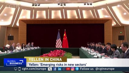 Economist Stephen Roach speaks to CGTN Europe about Janet Yellen's China visit