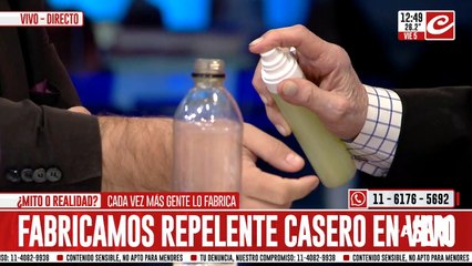 Alerta dengue: Chiche Gelblung mostró cómo hacer repelente casero