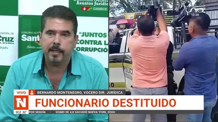 Bernardo Montenegro se refiere a los casos de corrupción