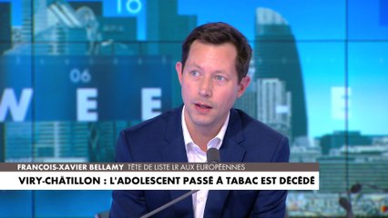 François-Xavier Bellamy : «Il faut qu’on sorte de cette excuse de minorité»