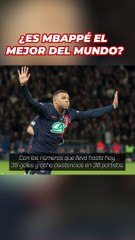 Luis Enrique al ser preguntado si Mbappé es el mejor del mundo