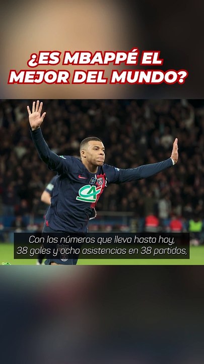 Luis Enrique al ser preguntado si Mbappé es el mejor del mundo