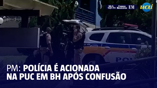 PM: Polícia é acionada na PUC em BH após confusão