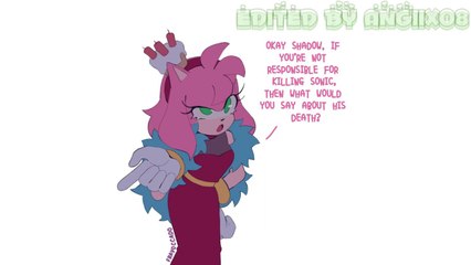 Sus Shadow 【Shadamy Comic Dub】 The Murder of Sonic the Hedgehog (by Fravoccado)