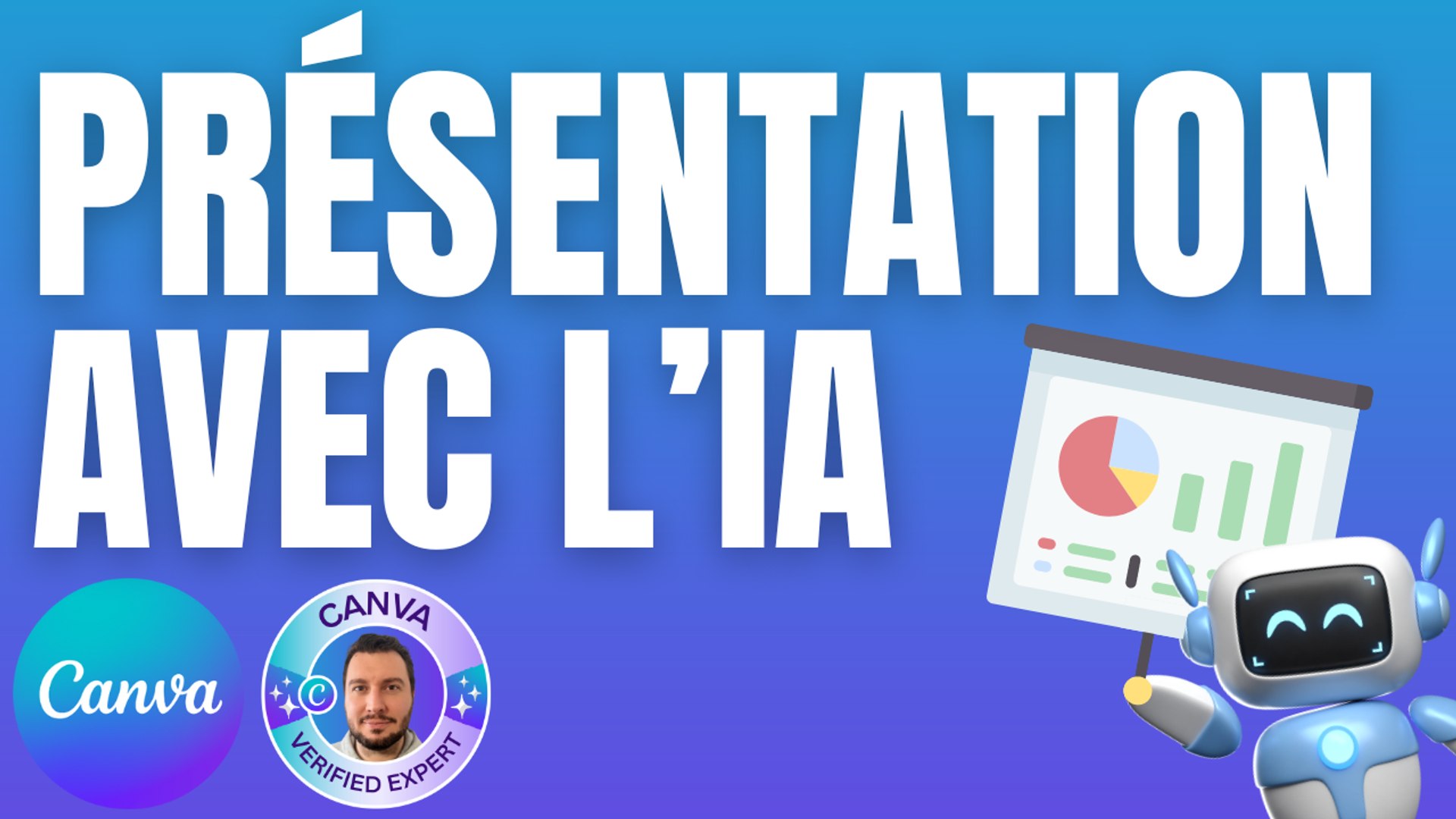 Créer une PRÉSENTATION avec l'IA : CANVA