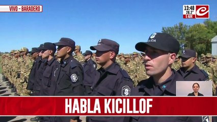 "Drones patrullero": Axel Kicillof presentó la última tecnología para la Policía Rural