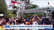 Ver el eclipse solar puede causar ceguera