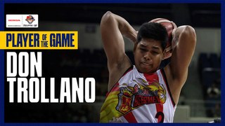 PBA Player of the Game Highlights: Don Trollano delivers down the stretch for San Miguel vs. Ginebra