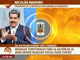 Pdte. Nicolás Maduro anunció la activación de las nuevas Brigadas Territoriales para la Acción