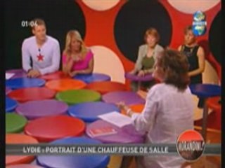 reportage morandini sur lydie : chauffeuse de salle
