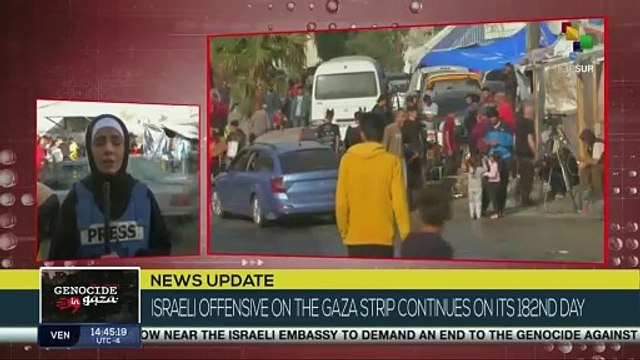 Israel offensive on the Gaza Strip continues on its 182nd day