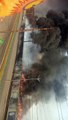 रायपुर में सीएसपीडीसीएल के ट्रंासफार्मर गोदाम में भीषण आग, बम की तरह फूटते रहे ट्रांसफॉर्मर
