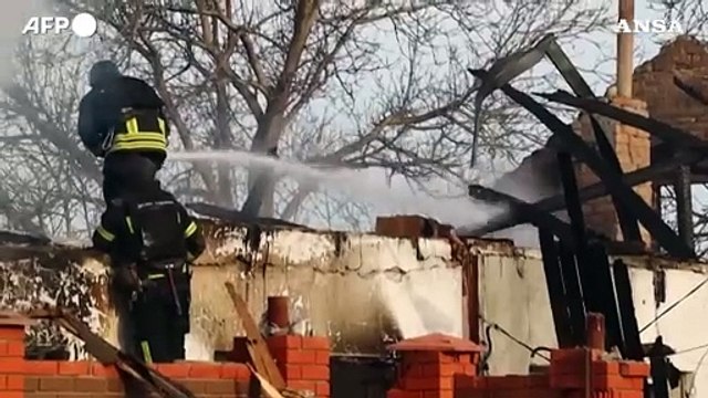 Ucraina, le macerie dopo il bombardamento russo su Pokrovsk