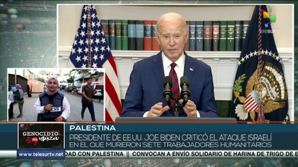 EE.UU. insta a Israel a permitir el ingreso de ayuda humanitaria