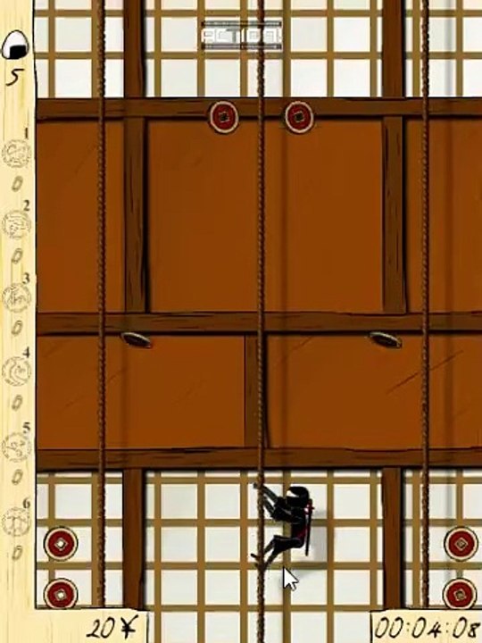 Climbing Ninja gameplay