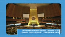 ONU asigna 12 millones de dólares para asistencia a afectados por violencia en Haití