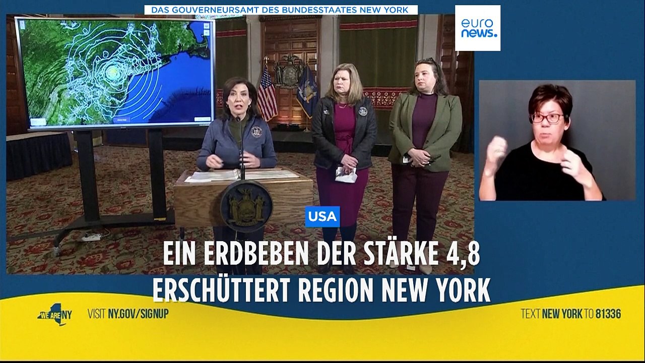 Erdbeben erschüttert New York und Umgebung
