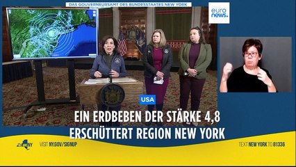 Erdbeben erschüttert New York und Umgebung