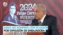 AMLO descarta romper relaciones diplomáticas con Ecuador tras nombrar persona non grata a la embajadora Raquel Serur