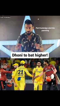 IPL 2024: MS Dhoni to Bat higher vs SRH? #msdhoni #irfanpathan #cskvssrh #csk #ipl #ipl2024 #shorts
