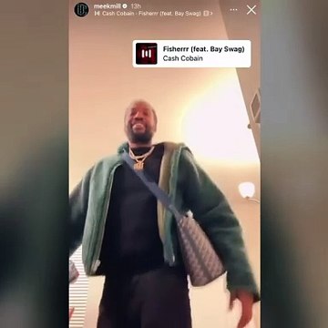 Meek Mill shares video dancing to Cash Cobain's Fisherrr and gets hit with more Diddy jokes