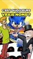 Tu ne connais pas le VRAI nom de SONIC !  ❌