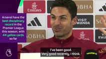 ‘I’ve been very good!’ - Arteta applauds himself for recent touchline discipline