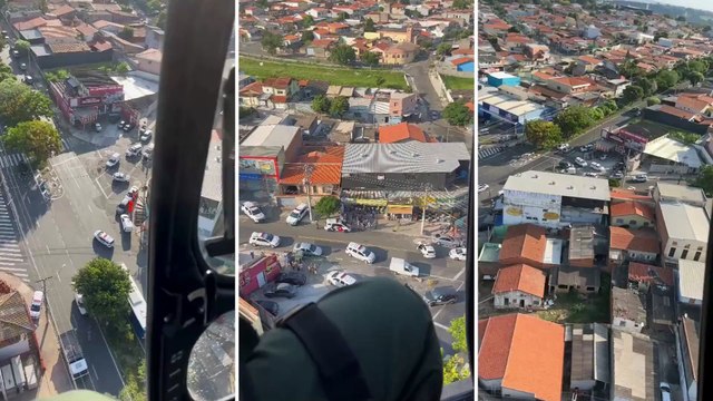 Perseguição cinematográfica termina com dois presos em Campinas; vídeo