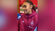 Salma tras la goleada a Bélgica