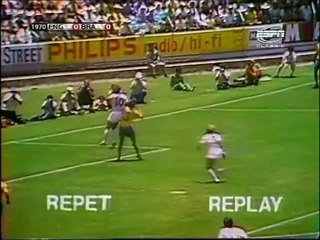England v Brazil Group Three 07-06-1970