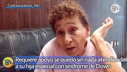 Septuagenaria requiere apoyo se quedó sin nada atendiendo a su hija especial con síndrome de Down