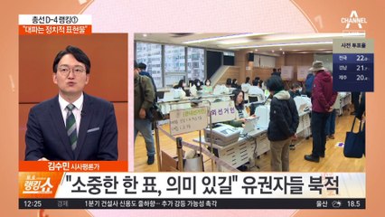 높은 사전투표율…전체 투표율 견인할까?