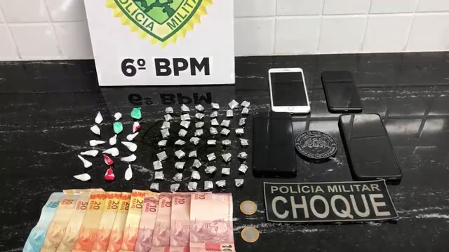 Choque localiza casa usada para tráfico e drogas e detém suspeitos em Santa Tereza do Oeste