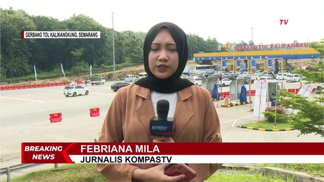 Arus Mudik di Tol Kalikangkung Terpantau Ramai Lancar, Begini Situasinya